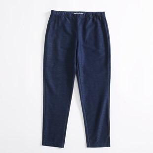 松紧高腰仿牛仔九分打底裤 西班牙单 新款 秋季 可外穿女 DP20欧