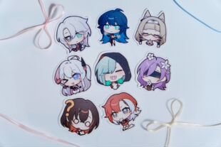 【预售】卡拉彼丘~超弦体们的日常~全员同人周边 钥匙扣&贴纸单品