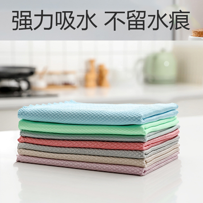 吸水不掉毛用玻璃厨房神器