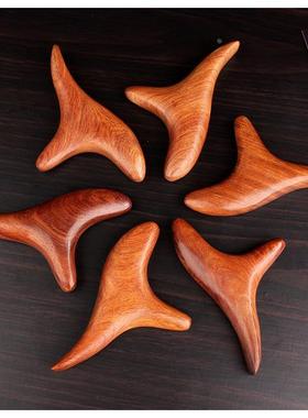 55855红木部摩三角雀脚底腿穴点位按器穴棒 实木质足部足底足疗按