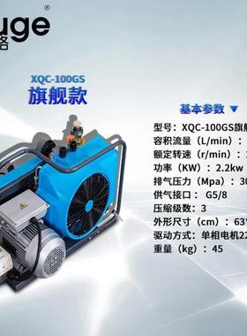 都格Duge潜水呼吸器高压充气泵30mpa消防正压式空气压缩机打