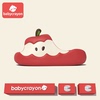 babycrayon儿童拖鞋红苹果女童2025新款夏季可爱防滑EVA外出凉拖