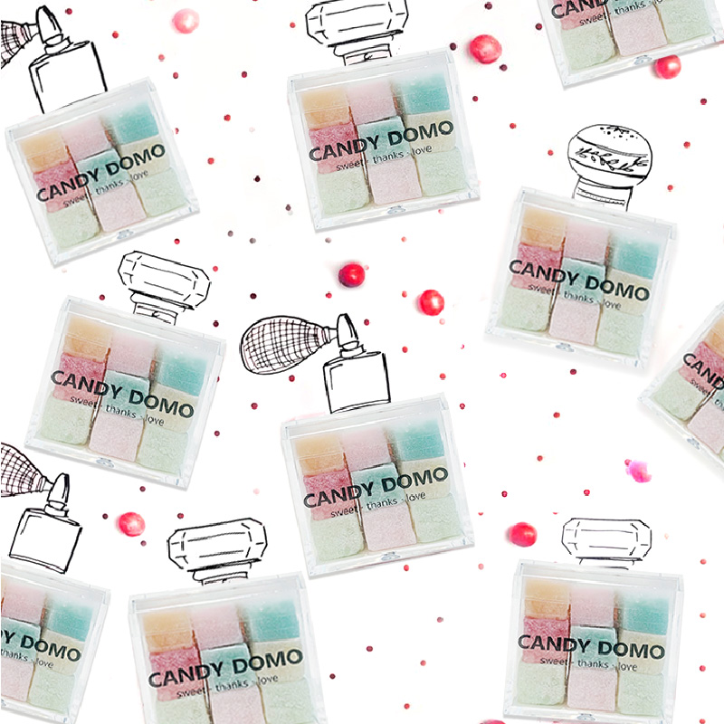 CANDYDOMO高颜值方形水果味软糖