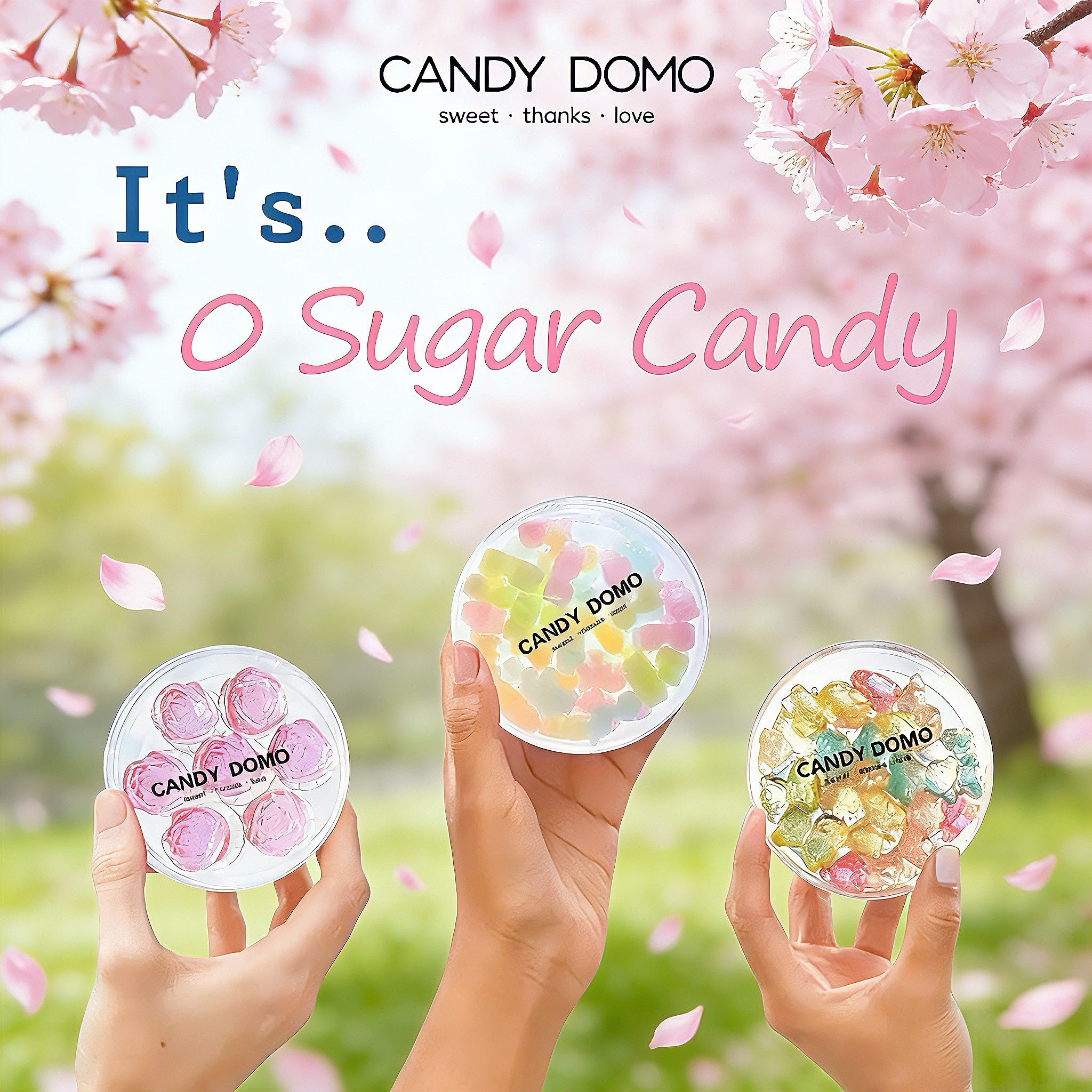 CANDYDOMO创意手工无糖小熊摇摇罐钻石糖儿童水果味糖果儿童零食