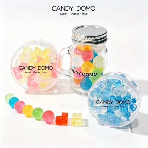 candydomo手工七色弹珠糖