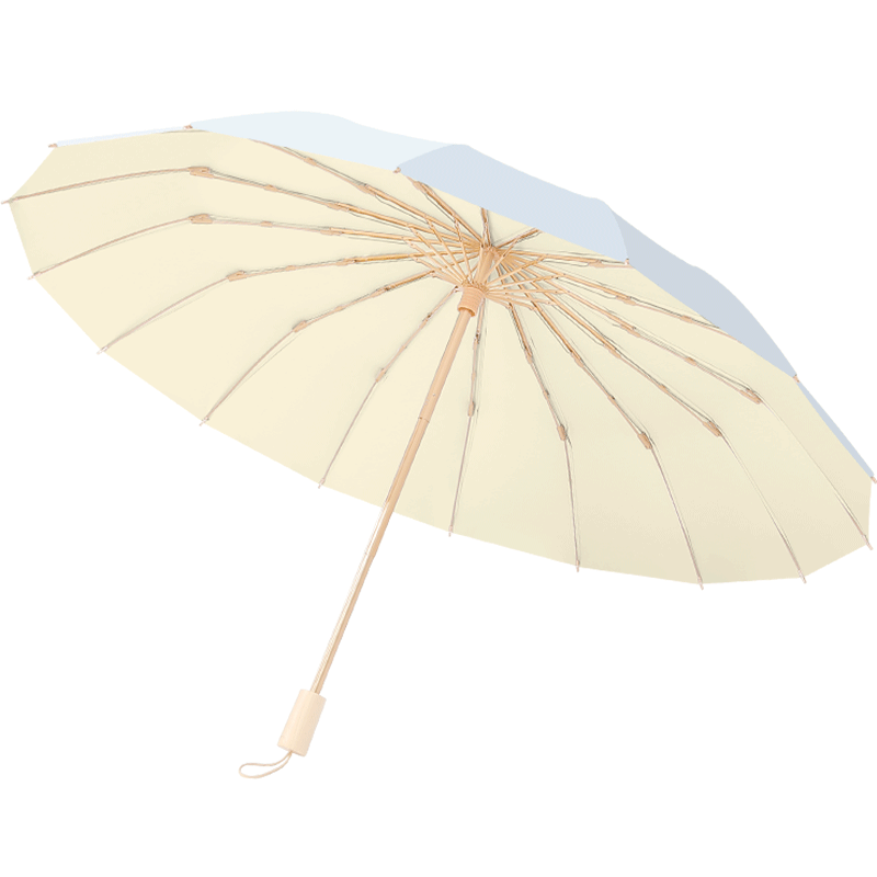 姬祖莲16骨遮阳太阳伞防晒防紫外线女加大防风折叠晴雨两用upf50+