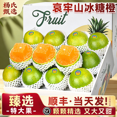 顺丰云南哀牢山冰糖橙应当季现摘新鲜水果礼盒装大果甜整箱包邮