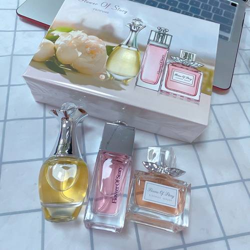 女神节！我来宠你！花之物语新款女士香水三件套盒礼盒装香氛香水