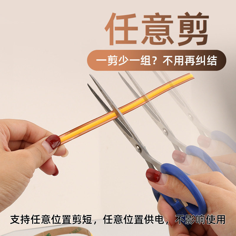任意剪cob灯带高显指柔性家装电视背景墙客厅吊顶低压24V线型灯条