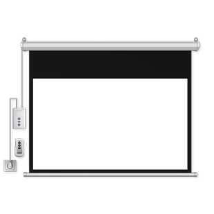 电动幕布100寸幕布投影家用120寸投影幕布电动升降光子抗光投影布150寸投屏幕自动升降定制投影仪幕布背景墙