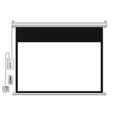 超高清电动抗光幕布遥控上下