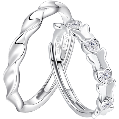 Fanci范琦发光蝴蝶情侣对戒礼物