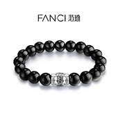 Fanci范琦男士 黑曜石同心能量时尚 手串手链生日礼物纪念日送男友