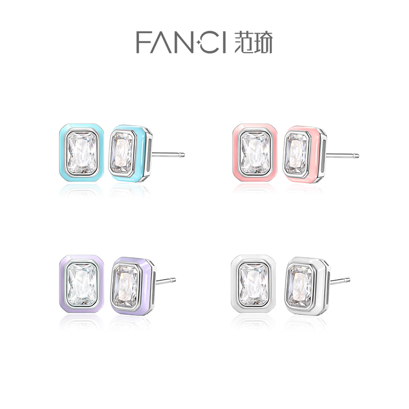 Fanci范琦925银甜美女生原创耳钉