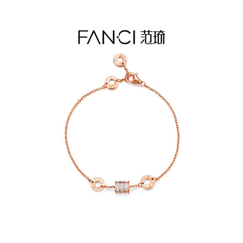 范琦幸运小蛮腰手链银饰气质时尚