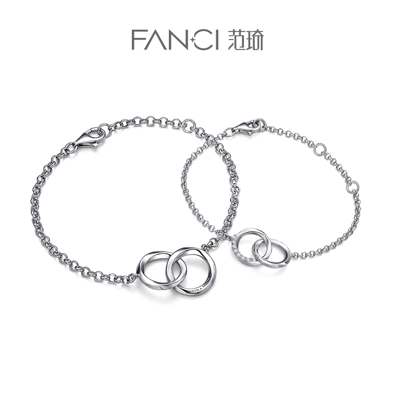 fanci范琦情侣手链纯银小众