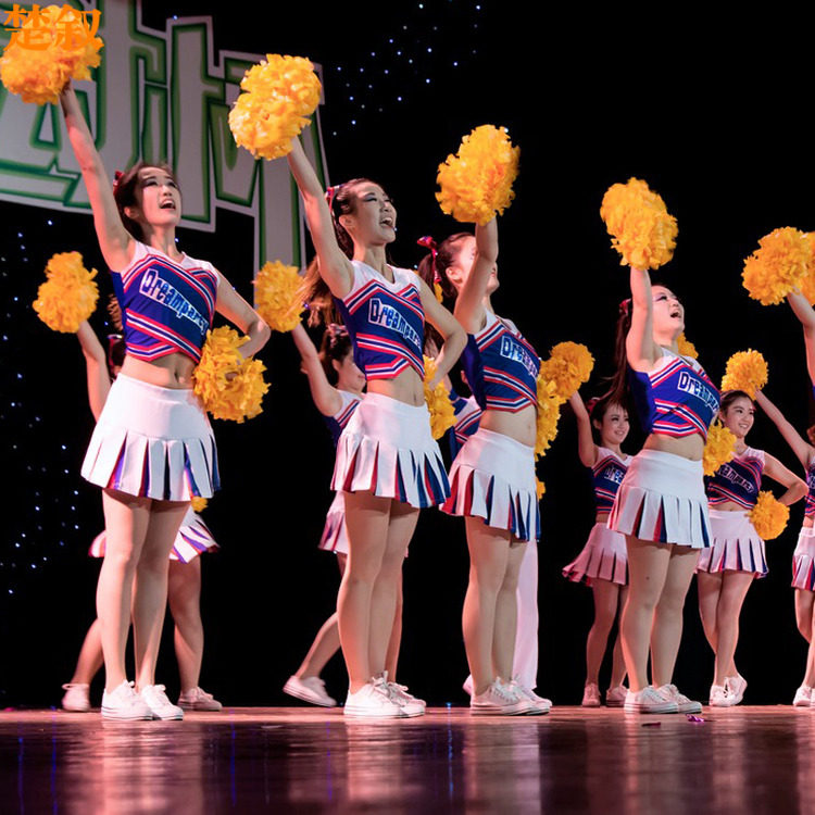 成人男女生啦啦操团体比赛舞台演出服装篮球宝贝开幕式表演拉拉队