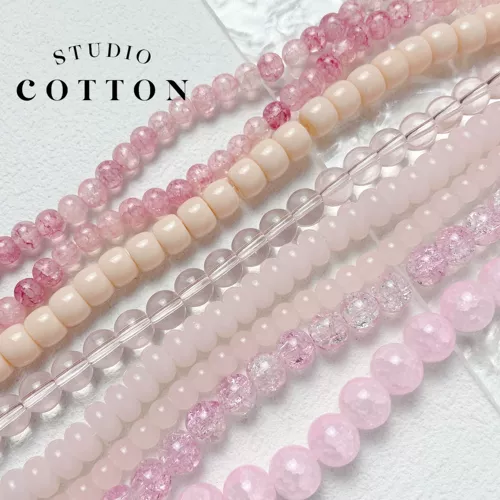 Хлопок [весенняя сакура] слава нефритовое каменное имитация хрусталя Стекло из стеклянные круглые бусины из бисера