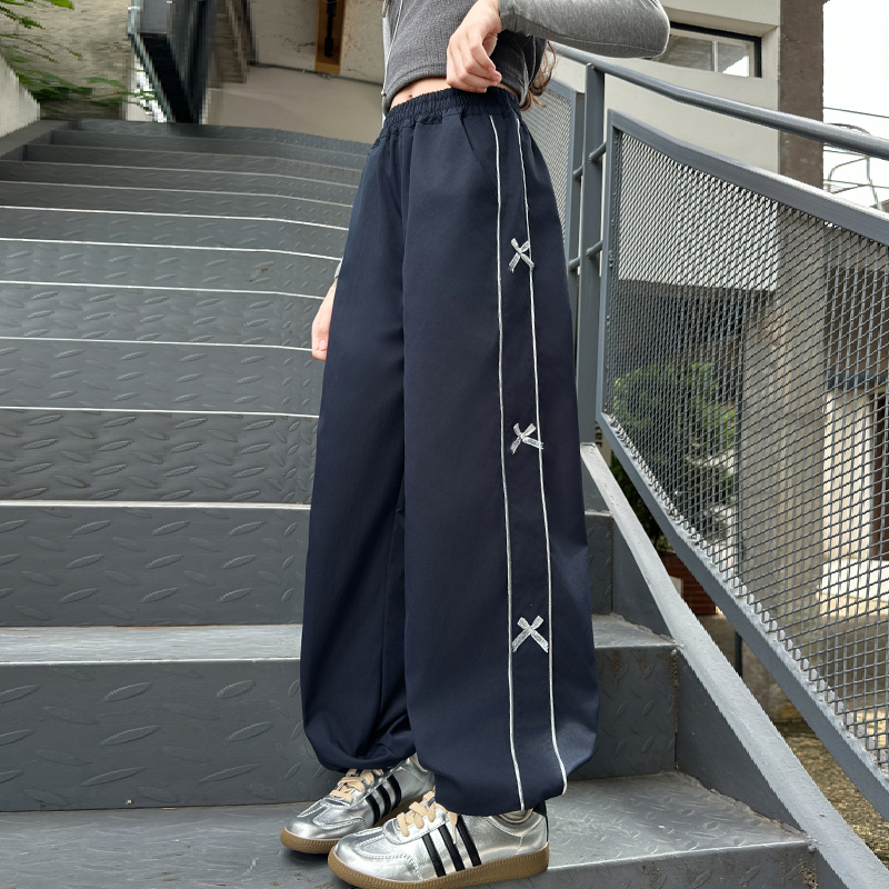 休闲裤女宽松儿童户外外穿潮宝搭配潮流早秋穿搭初秋舒适ins风