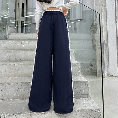 女童休闲裤春秋帅气2025流行弯刀裤早秋秋天运动裤女孩甜美外穿
