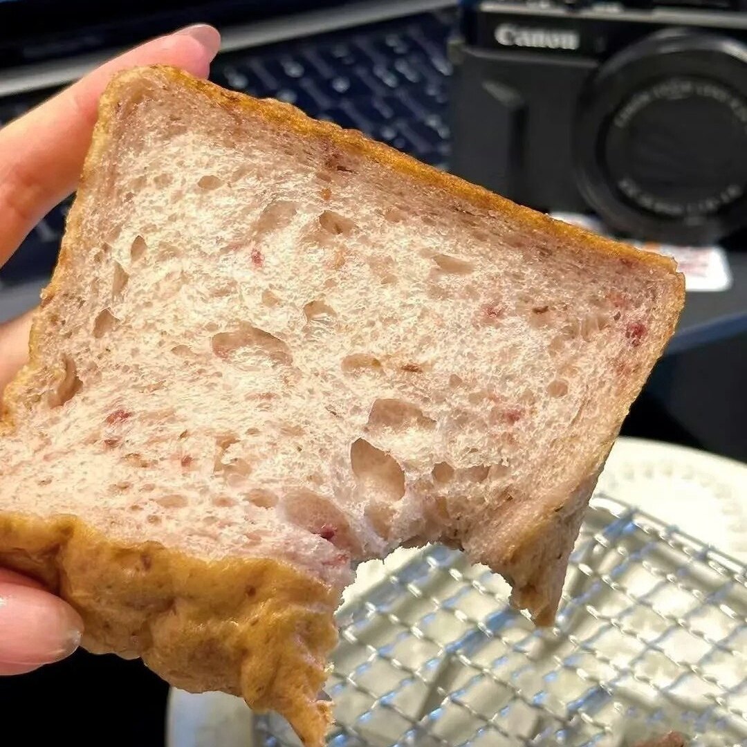 低碳玫瑰切片吐司面包低糖龙井低脂原味早餐代餐中老年学生零食品