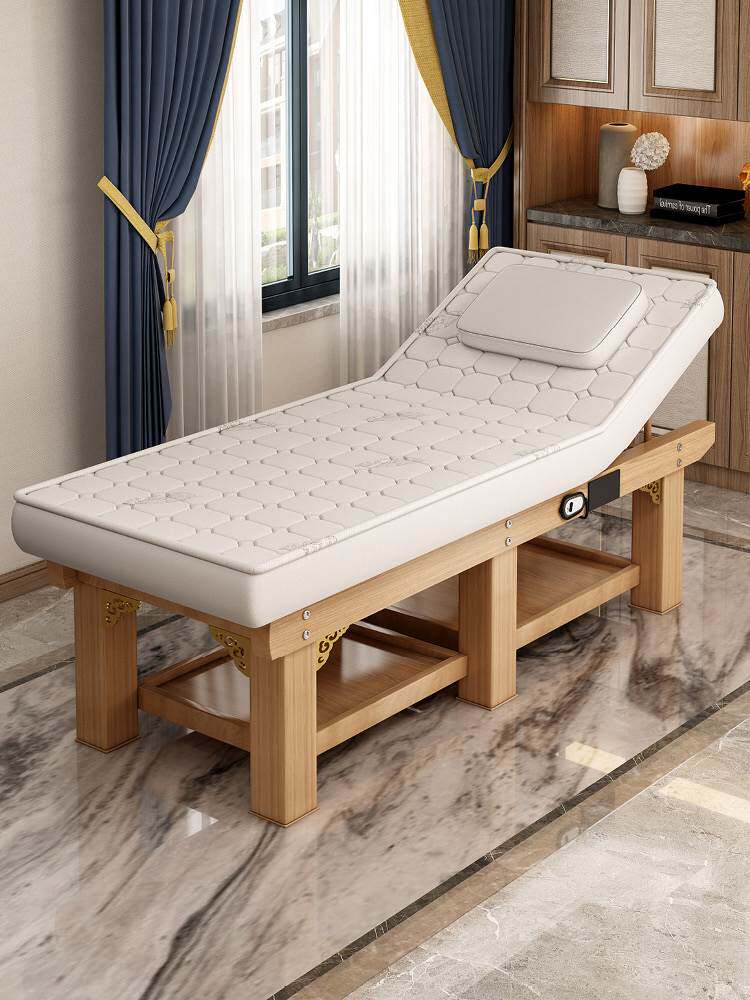 电动美容床实木乳胶按摩床采耳床美容院专用带洞中医推拿减肥正骨