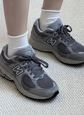 New Balance NB 2002R 耐磨防滑低帮跑步鞋元祖灰 ML2002RC