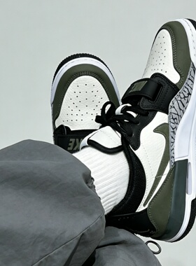 Air Jordan Legacy AJ312 Low 湖人 白绿芝加哥篮球鞋 CD7069-120