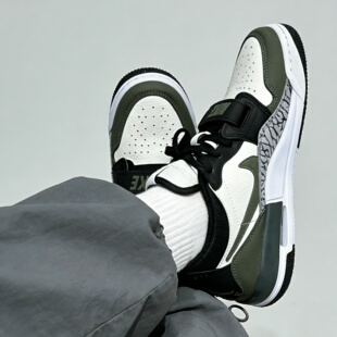 Air Jordan Legacy AJ312 Low 湖人 白绿芝加哥篮球鞋 CD7069-120