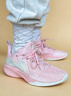 LiNing李宁 闪凌2 䨻科技 防滑回弹 低帮 篮球鞋 男款 ABAV009-5