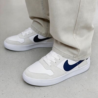 Nike SB Delta Force Vulc 米白复古低帮板鞋男女同款 942237-100