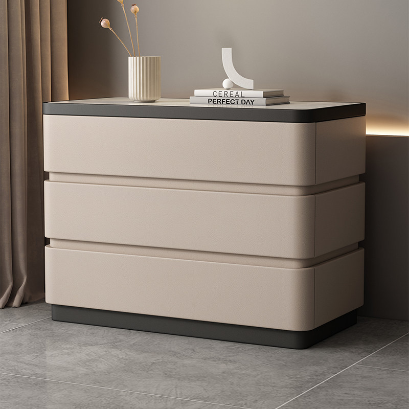 80cm宽床头柜三层大尺寸简约现代轻奢风高级感2023新款实木三斗柜,住宅家具,床头柜,淘宝优惠券,粉丝福利购,淘宝优惠卷