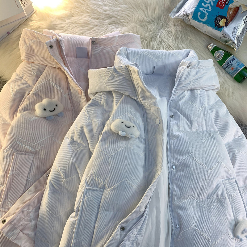 1005-2-LMF006-P138冬季加厚保暖连帽奶呼呼可爱减龄棉服,男装棉衣,星座1005-2