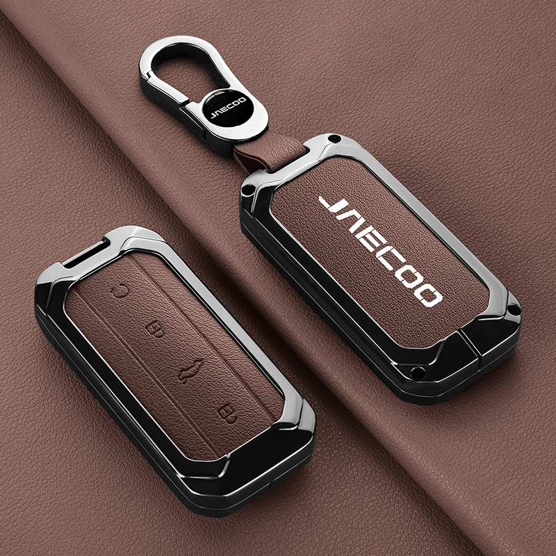 奇瑞omoda海外版钥匙套高档25款杰酷jaecoo7欧萌达c7保护壳扣包男