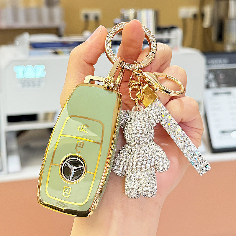 奔驰EQB260专用钥匙套EQA260全包EQC350保护壳电动车扣高级感新款