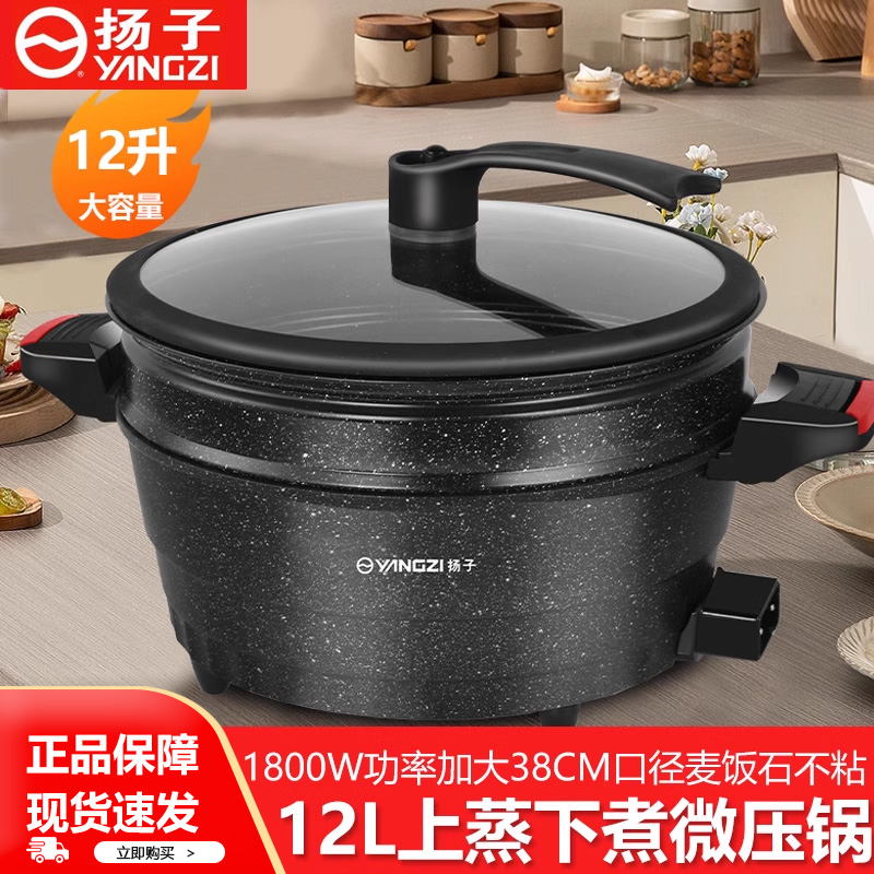 电热火锅扬子12L大容量电热火锅