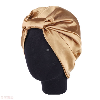 6 Colors Satin Bonnet Salon Bonnet Night Hair Hat For Natura