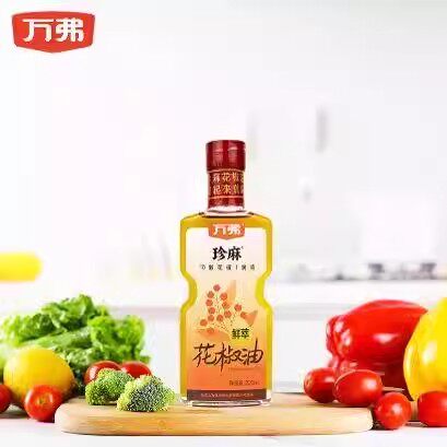 万弗花椒油220ml四川特产麻椒油藤椒油特麻特香麻油家用凉拌商用