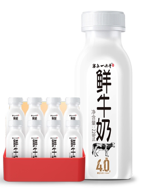 4.0鲜牛奶巴氏杀菌塞上一头牛