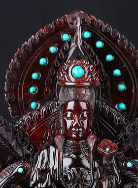 【限量抢】摆件纹理清晰观音摆件求平安有求必应老亚回流风水