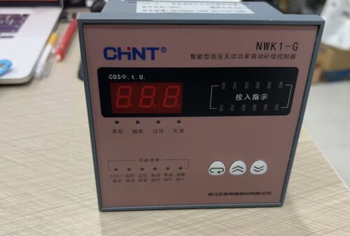 NWK1-G低压无功功率自动补偿控制器380V智能4//8/10路电容柜