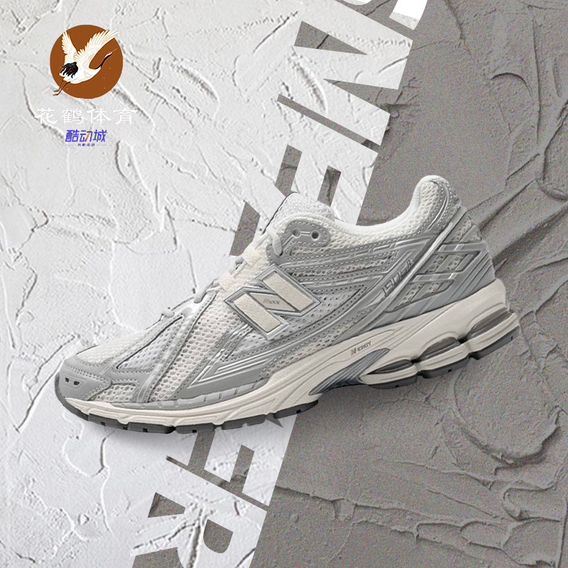 NewBalanceNB灰白休闲跑步鞋