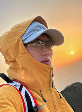 欧美新款登山运动墨镜千禧未来科技感连体防风炫彩户外骑行护目镜