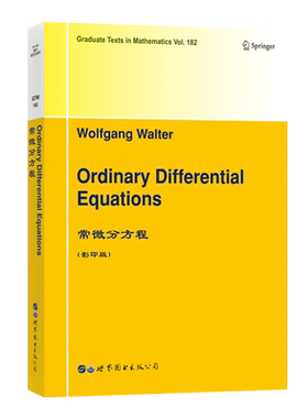 【出版社官方自营】【GTM182】常微分方程 英文版 （德）W. 沃尔特（Wolfgang Walter）  数理化精品