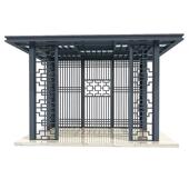 铝合金凉亭新中式 庭院别墅亭子电动凉亭定制户外阳光房遮阳亭凉亭