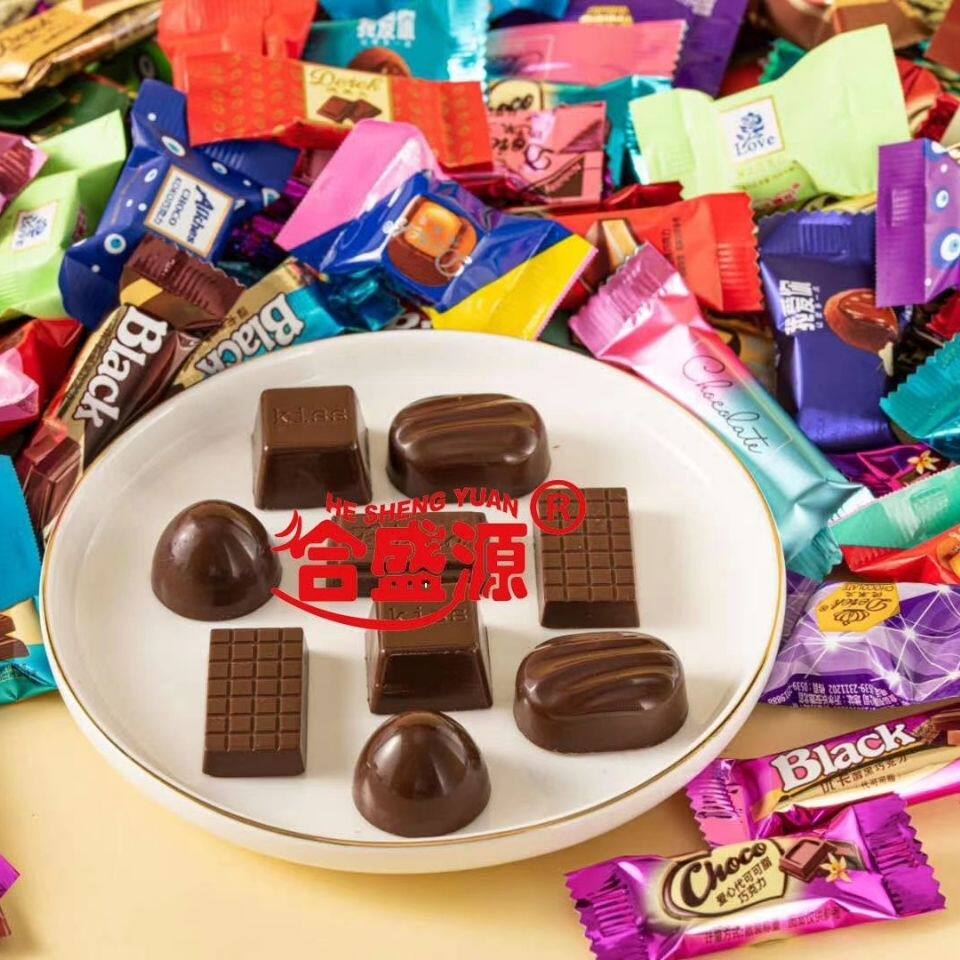 巧克力:合盛源2斤装混合巧克力