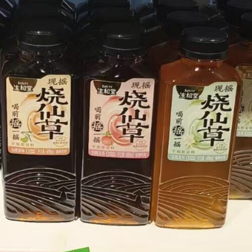 生和堂原味白桃茉莉龙井口味烧仙草400ml开盖即饮