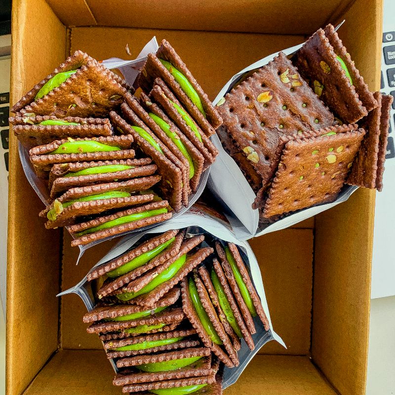 开心果酱牛轧夹心饼干