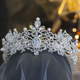高级感皇冠新娘婚纱头饰婚礼发饰高端奢华大气2023新款 水晶王冠