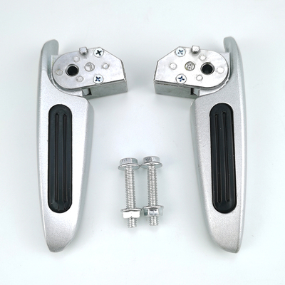 爱玛新款电动车脚踏in麦电瓶车后搁脚E3配件Q5脚蹬可折叠铝合金